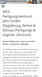 Mobile Screenshot of mfz-jahn.de
