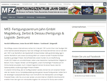 Tablet Screenshot of mfz-jahn.de